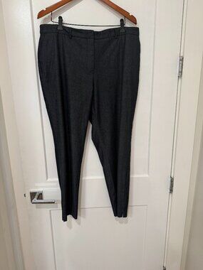 Olsen grey cropped trousers